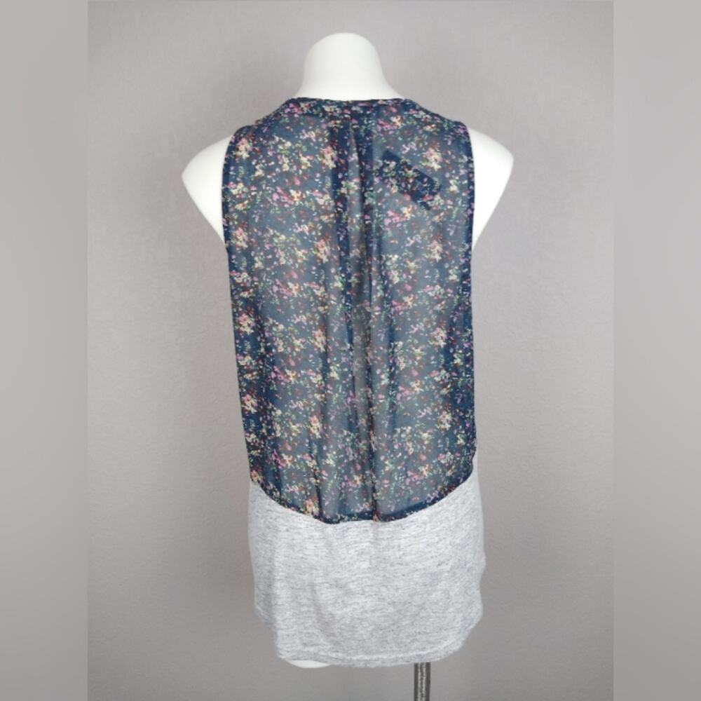 Miss Me Embroidered Beaded Boho Floral Tank Top M - Picture 3 of 11